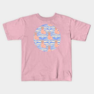 Zebra and pineapple Kids T-Shirt